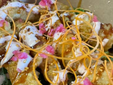 Crispy Lachs Tempura Rolla